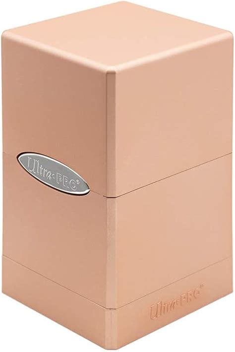 rose gold metallic matte finish box|Metallic Satin Tower Deck Box .